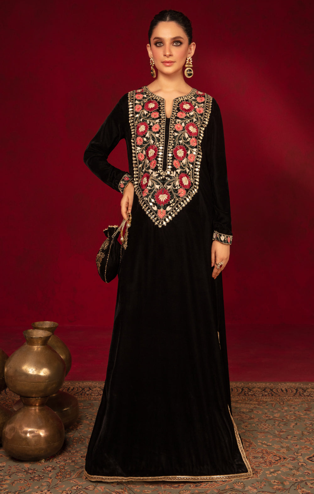 Maya | Raazi Velvet 24 | ZEEST -  Maya Ladies Clothes - Original Designer Dress - House of Maryam