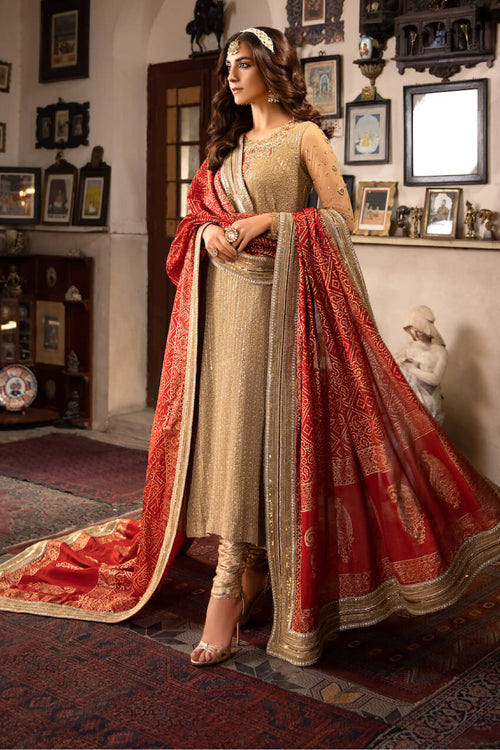 Maya | Eid Collection Naulakhi Kohtai | NILSA -  Maya Formal - Original Designer Dress - House of Maryam