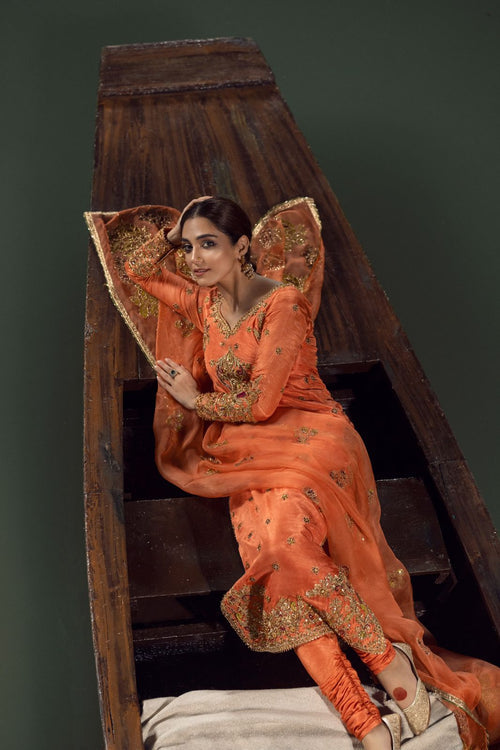 Maya | Wedding Formal Ulfat | NAYAAB -  Maya Bridal - Original Designer Dress - House of Maryam