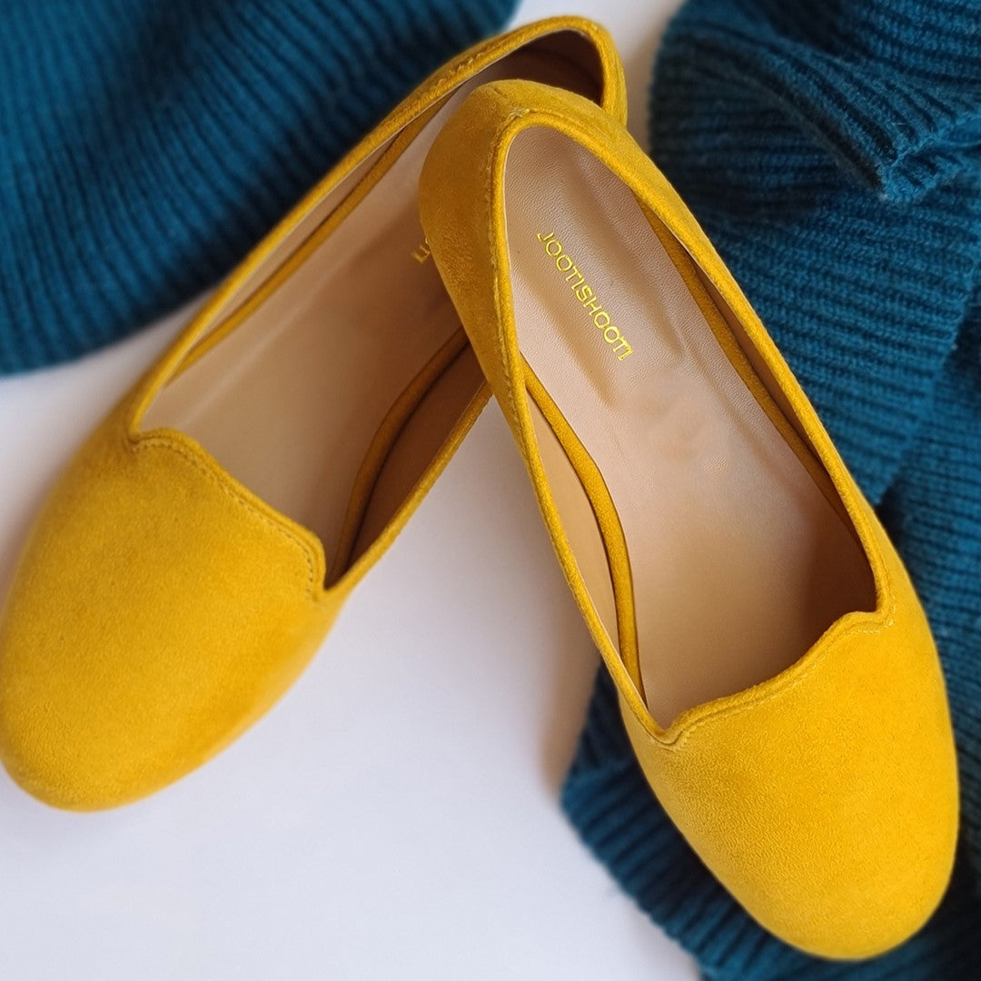 Mustard Loafers by House of Maryam - House of Maryam