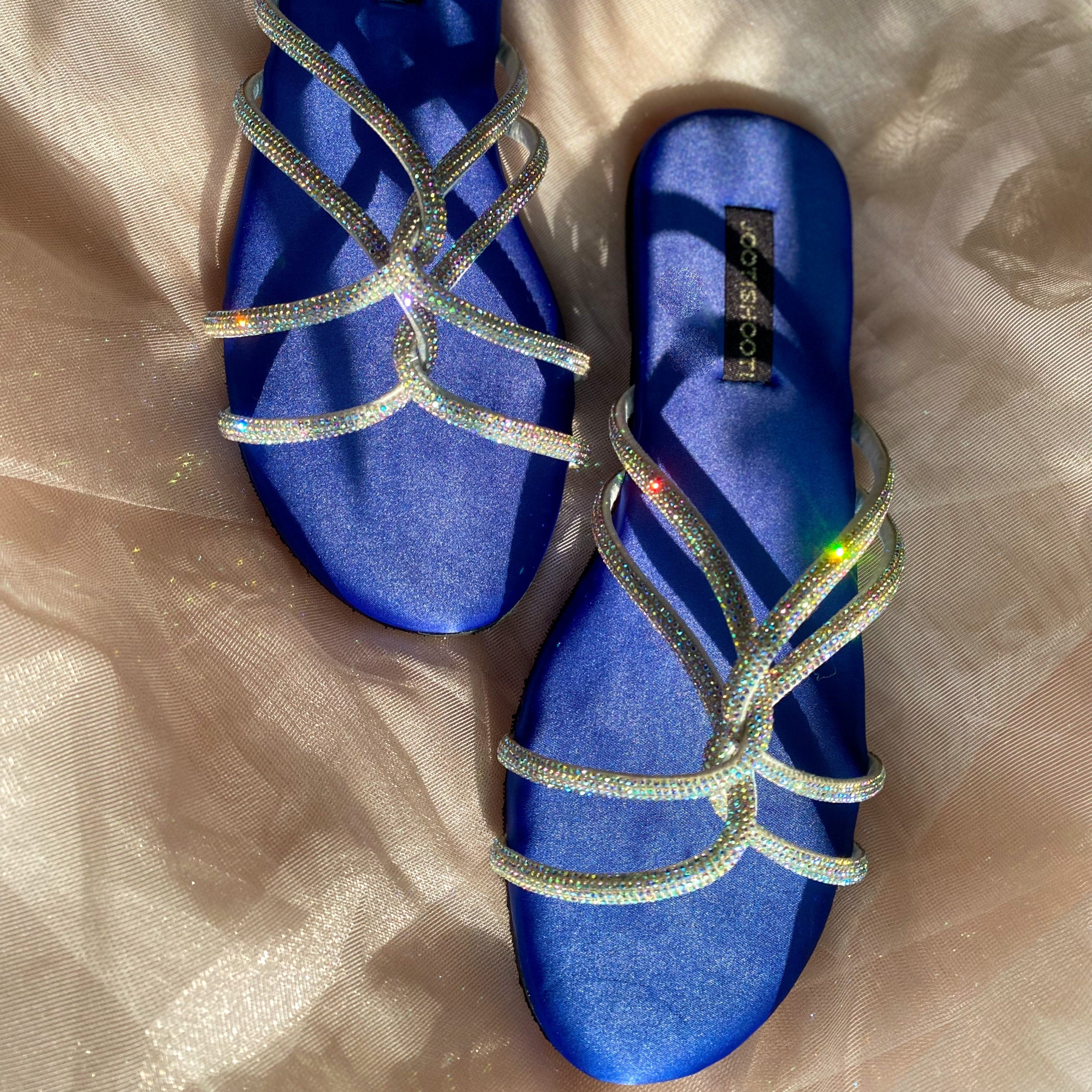 Blue Passion Slides by House of Maryam - House of Maryam