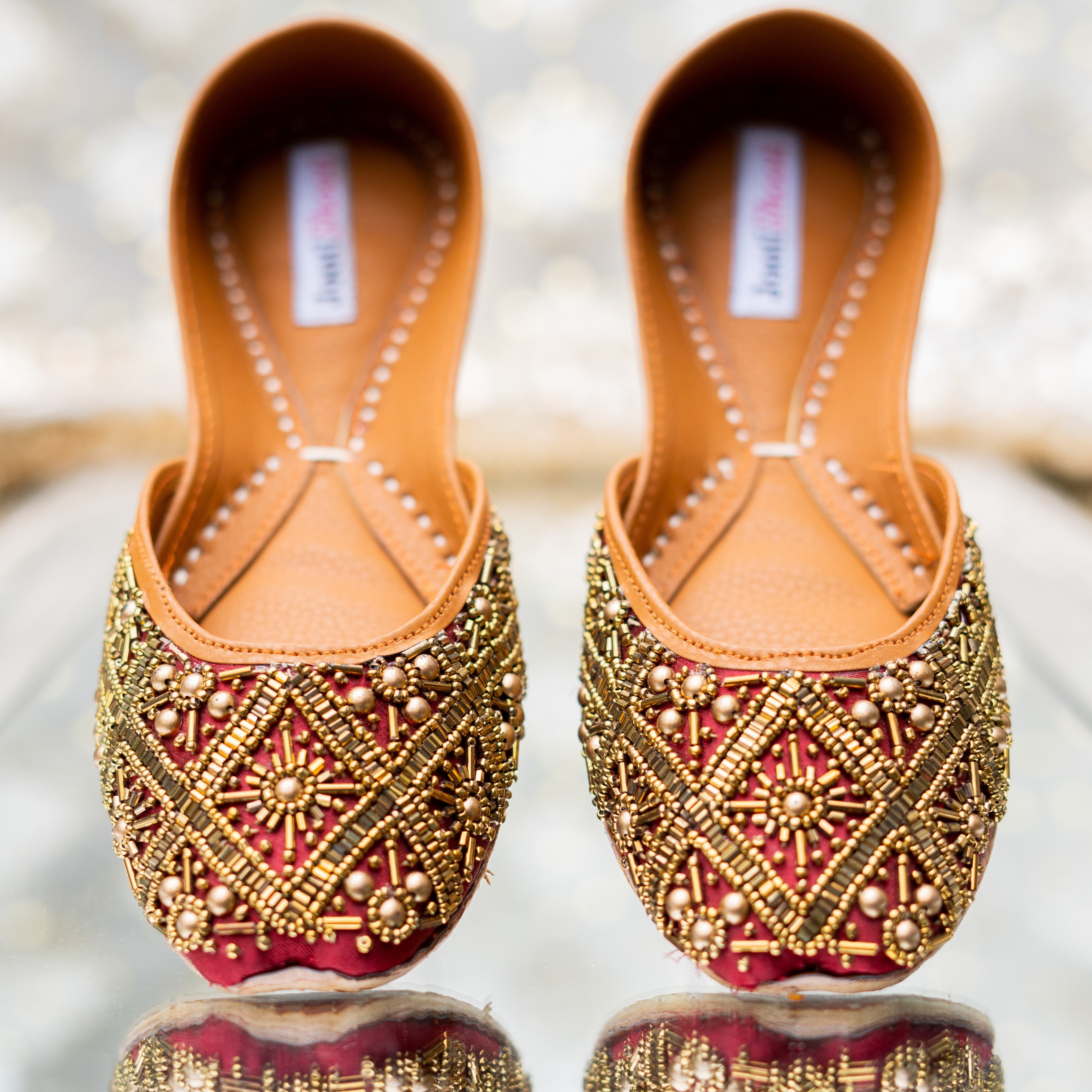 Egyptian Gold in Maroon by House of Maryam - House of Maryam