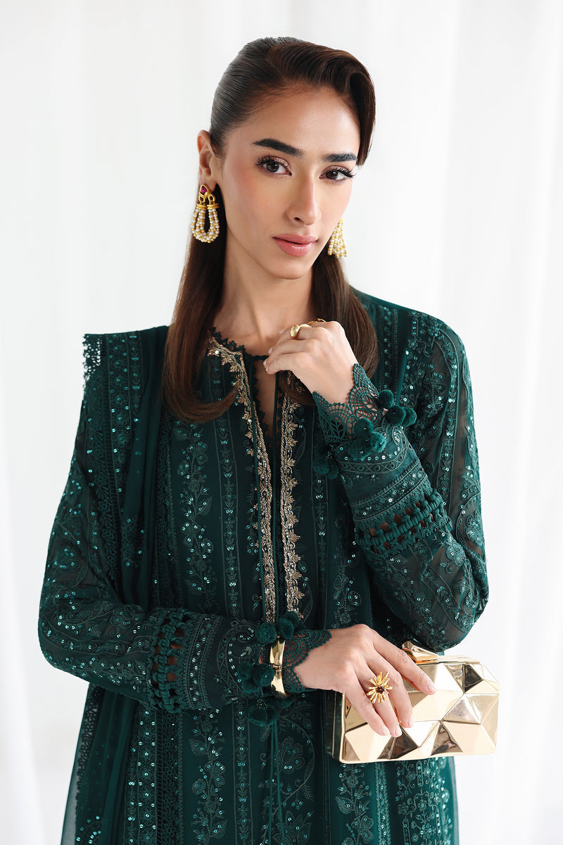 Qalamkar | Chiffon 26 | QCC-05 JANAAN, image 3