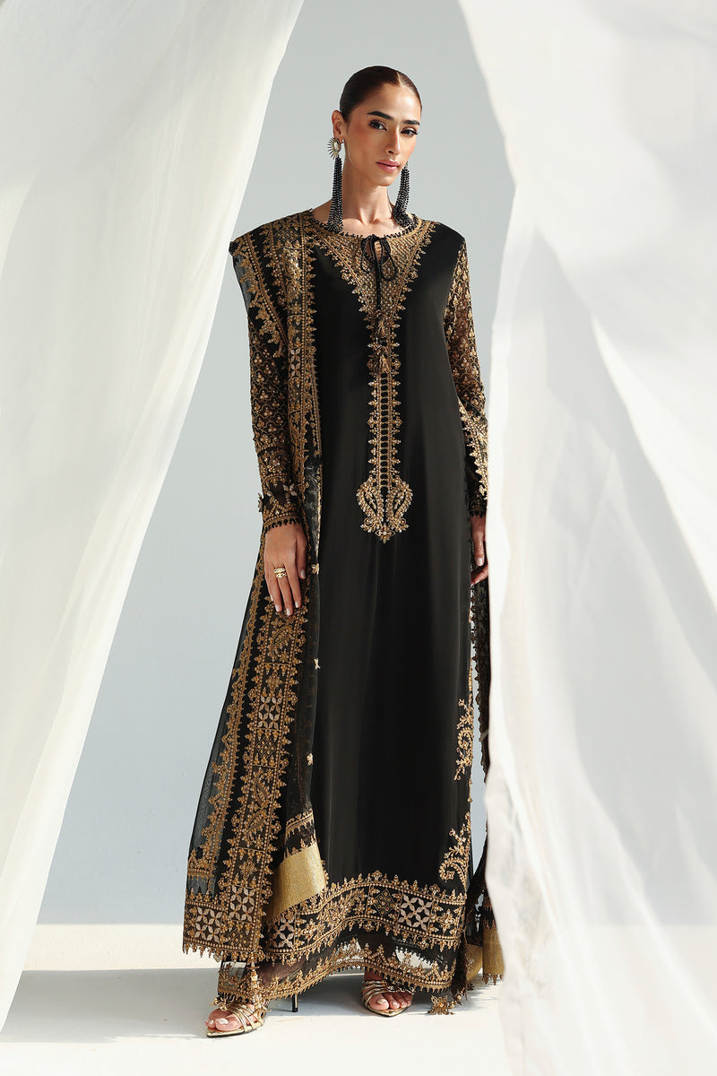 Qalamkar | Chiffon 26 | QCC-06 WALIYA, image 5