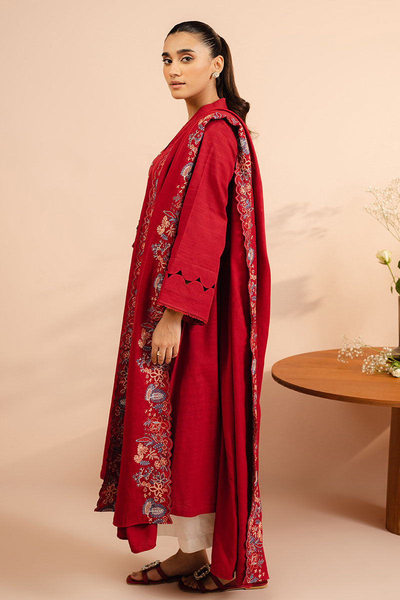 Cross Stitch | Basic Pret | Radiant Rose-2 PC (Shirt & Dupatta), image 4