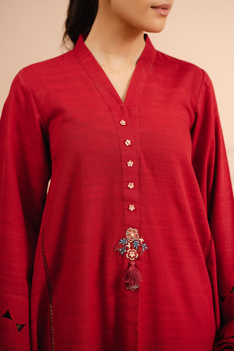 Cross Stitch | Basic Pret | Radiant Rose-2 PC (Shirt & Dupatta), image 3