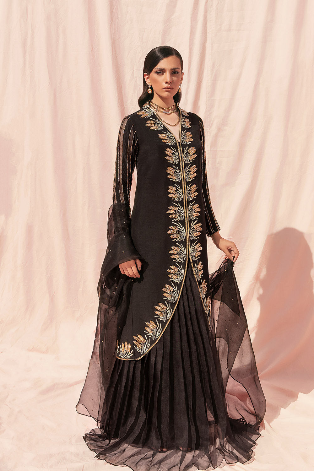 Caia | Pret Collection | NOIR -  Caia Formal - Original Designer Dress - House of Maryam