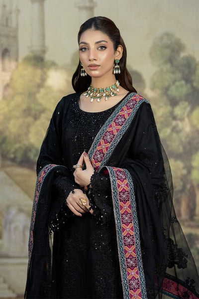 Imrozia Premium | Baad e Saba | I-266 Siyah-e-Saba-Brand:Imrozia Premium-Type:Ladies Clothes-Black-Organza-House of Maryam- Buy in UK, USA