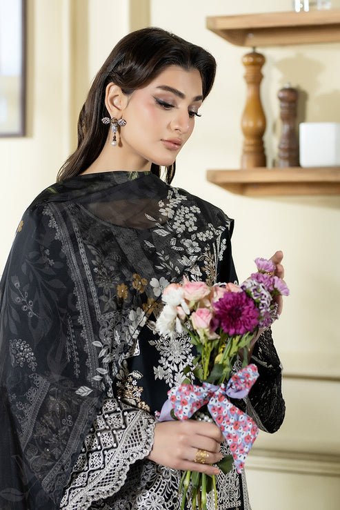 Imrozia Premium | Opaline Drape | IP-189 Pearl Whisper-Brand:Imrozia Premium-Type:Ladies Clothes-Black-Viscose-House of Maryam- Buy in UK, USA
