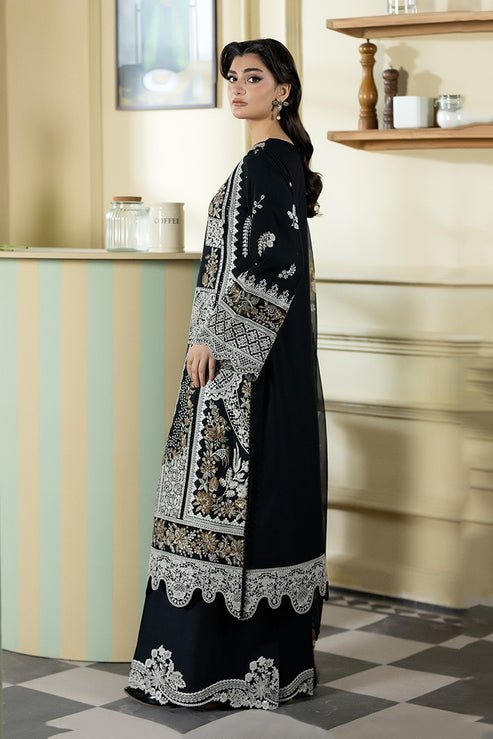 Imrozia Premium | Opaline Drape | IP-189 Pearl Whisper-Brand:Imrozia Premium-Type:Ladies Clothes-Black-Viscose-House of Maryam- Buy in UK, USA