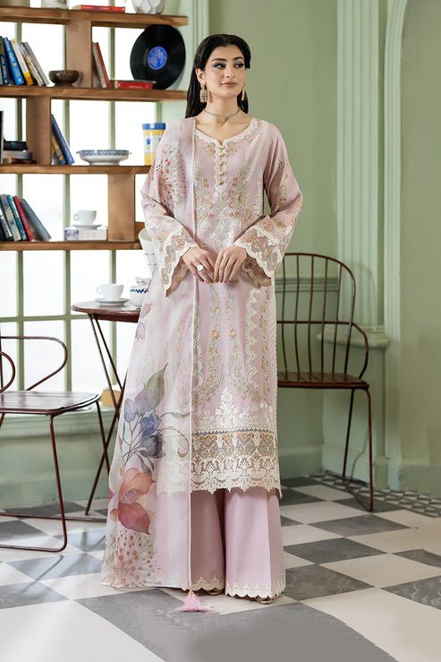 Imrozia Premium | Opaline Drape | IP-191 Dawn Opal-Brand:Imrozia Premium-Type:Ladies Clothes-Lilac-Viscose-House of Maryam- Buy in UK, USA