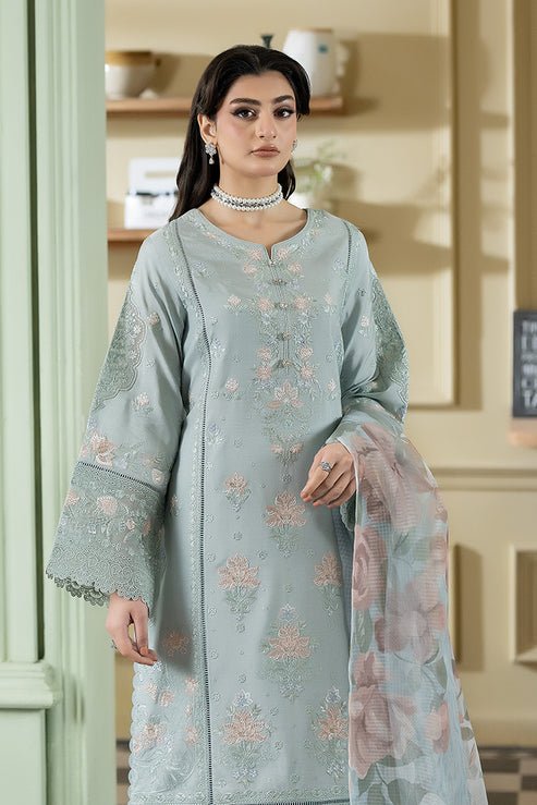 Imrozia Premium | Opaline Drape | IP-194 Opal Mist-Brand:Imrozia Premium-Type:Ladies Clothes-Aqua-Viscose-House of Maryam- Buy in UK, USA
