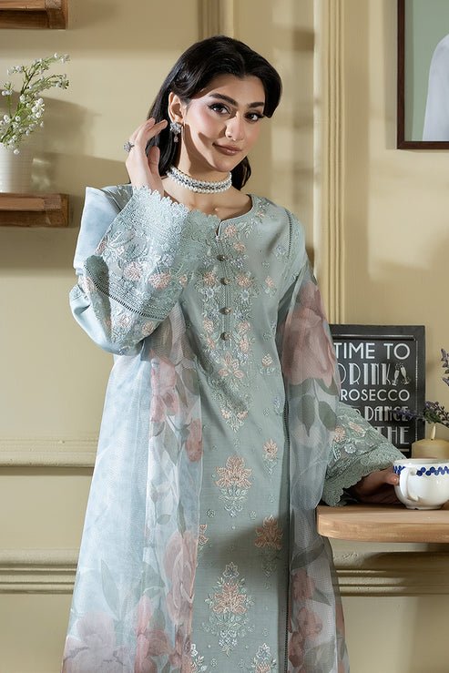 Imrozia Premium | Opaline Drape | IP-194 Opal Mist-Brand:Imrozia Premium-Type:Ladies Clothes-Aqua-Viscose-House of Maryam- Buy in UK, USA