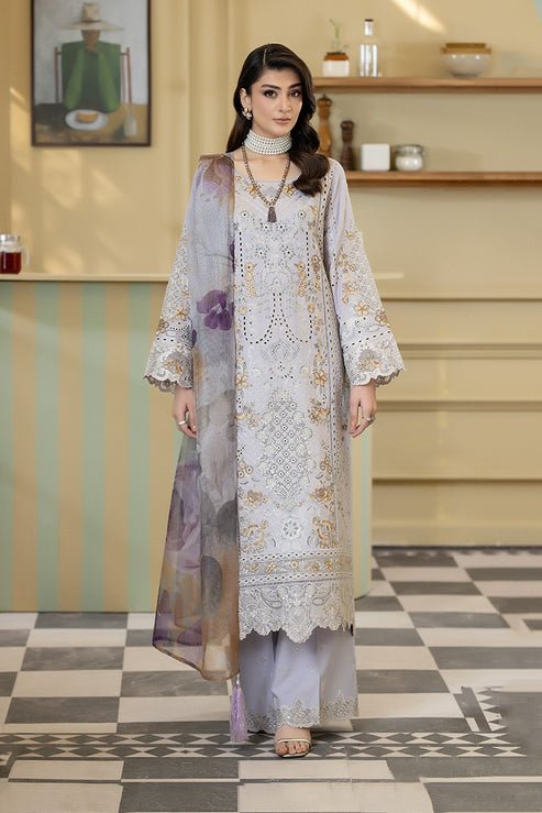 Imrozia Premium | Opaline Drape | IP-195 Glow Drape-Brand:Imrozia Premium-Type:Ladies Clothes-Light Lavender-Viscose-House of Maryam- Buy in UK, USA