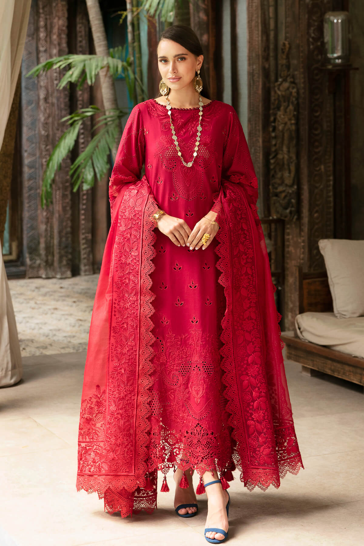 Imrozia Premium | Reve Luxury Lawn | S.L 56 Julia by Designer Imrozia Premium - House of Maryam - Pakistani Designer Ethnic Wear in {{ shop.shopifyCountryName }}