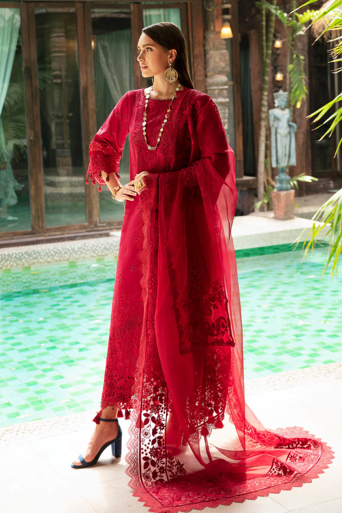Imrozia Premium | Reve Luxury Lawn | S.L 56 Julia by Designer Imrozia Premium - House of Maryam - Pakistani Designer Ethnic Wear in {{ shop.shopifyCountryName }}