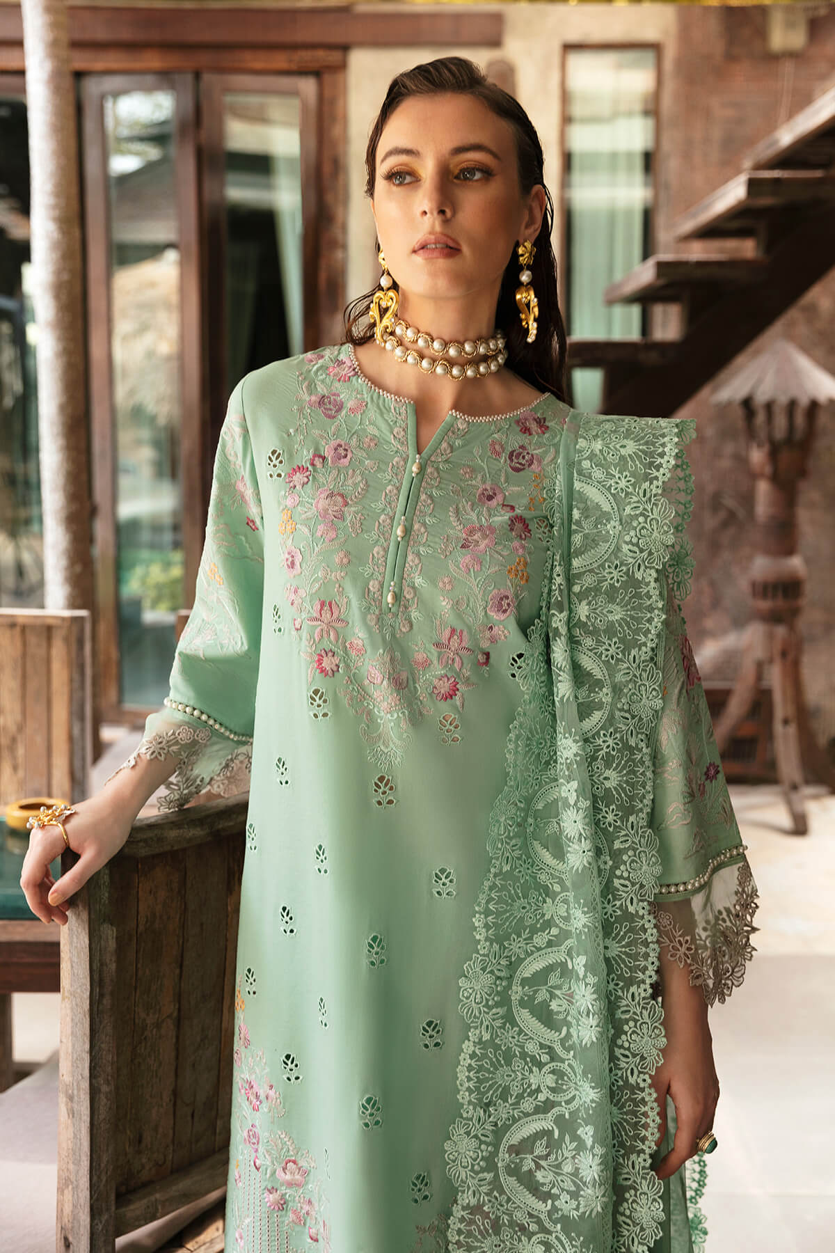 Imrozia Premium | Reve Luxury Lawn | S.L 64 Maya -  Imrozia Premium Luxury - Original Designer Dress - House of Maryam