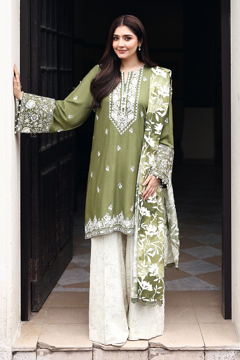 Cross Stitch | Khaddar Linen 25 | MOSS REVERIE