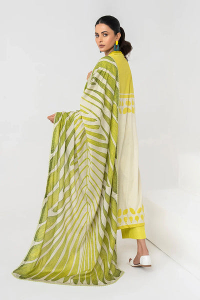 Ittehad | Printed Lawn 24 | IP3P06-3PS-LMN -  Ittehad Casuals - Original Designer Dress - House of Maryam
