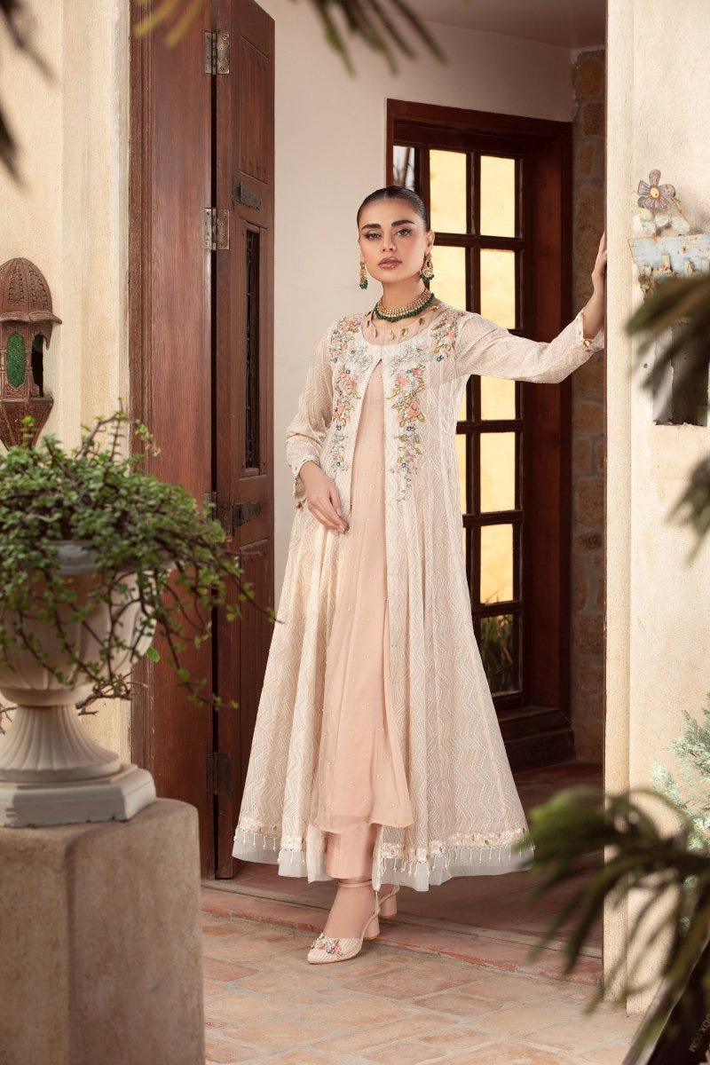 Panache | Pret | Ivory Buzz -  Panache By Mona clothing - Original Designer Dress - House of Maryam