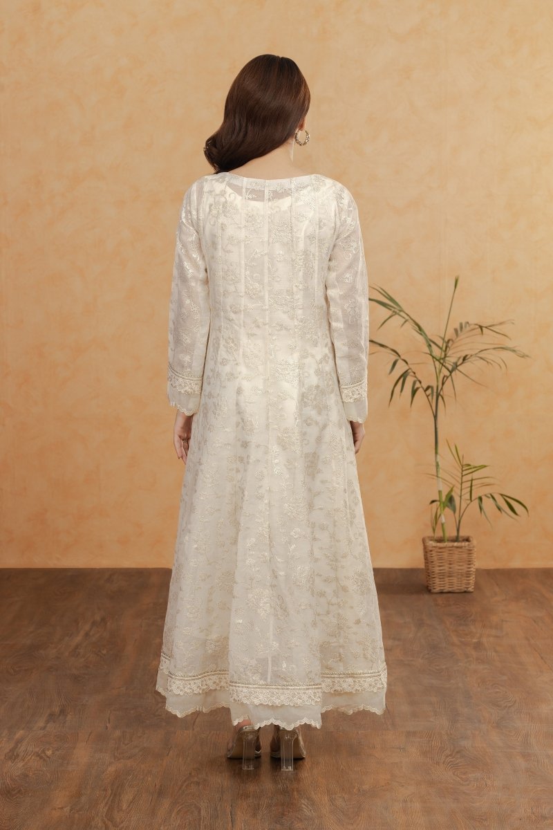 Panache | Pret | Ivory Forest -  Panache By Mona  - Original Designer Dress - House of Maryam