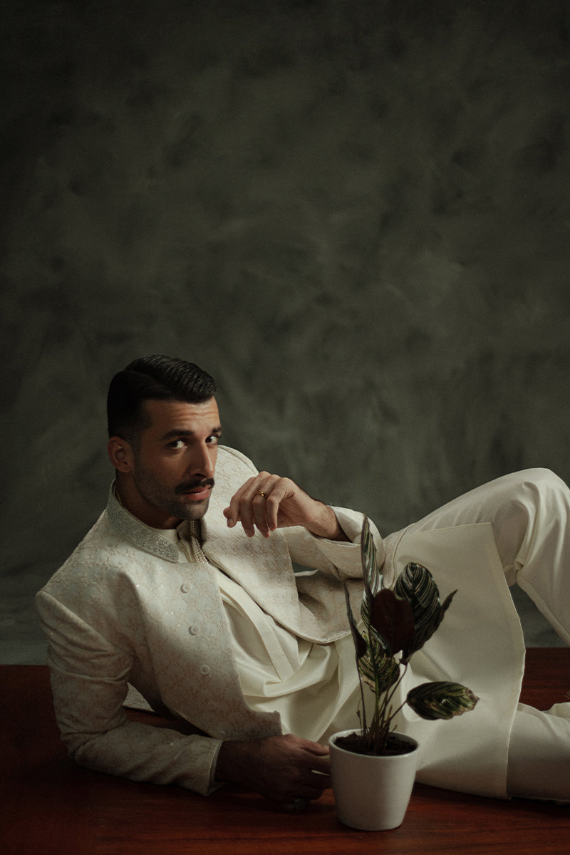 Republic By Omar Farooq | Sherwani Couture | 'Ishan' Sherwani -  Republic by Omar Farooq SHERWANI COUTURE - Original Designer Dress - House of Maryam