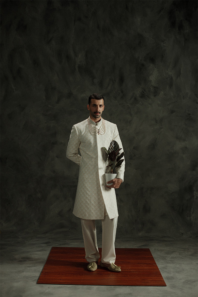 Republic By Omar Farooq | Sherwani Couture | 'Ishan' Sherwani -  Republic by Omar Farooq SHERWANI COUTURE - Original Designer Dress - House of Maryam