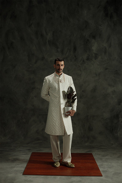 Republic By Omar Farooq | Sherwani Couture | 'Ishan' Sherwani -  Republic by Omar Farooq SHERWANI COUTURE - Original Designer Dress - House of Maryam