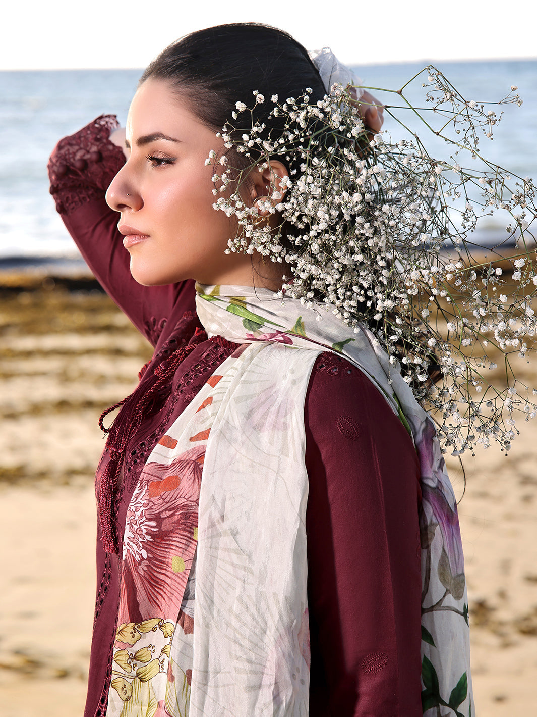 Izel | Saahil Signature Lawn 24 | LALEEN -  Izel Luxury - Original Designer Dress - House of Maryam