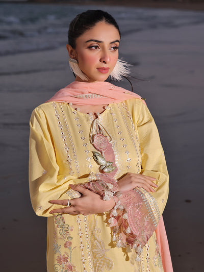 Izel | Saahil Signature Lawn 24 | MUSHQ -  Izel Luxury - Original Designer Dress - House of Maryam