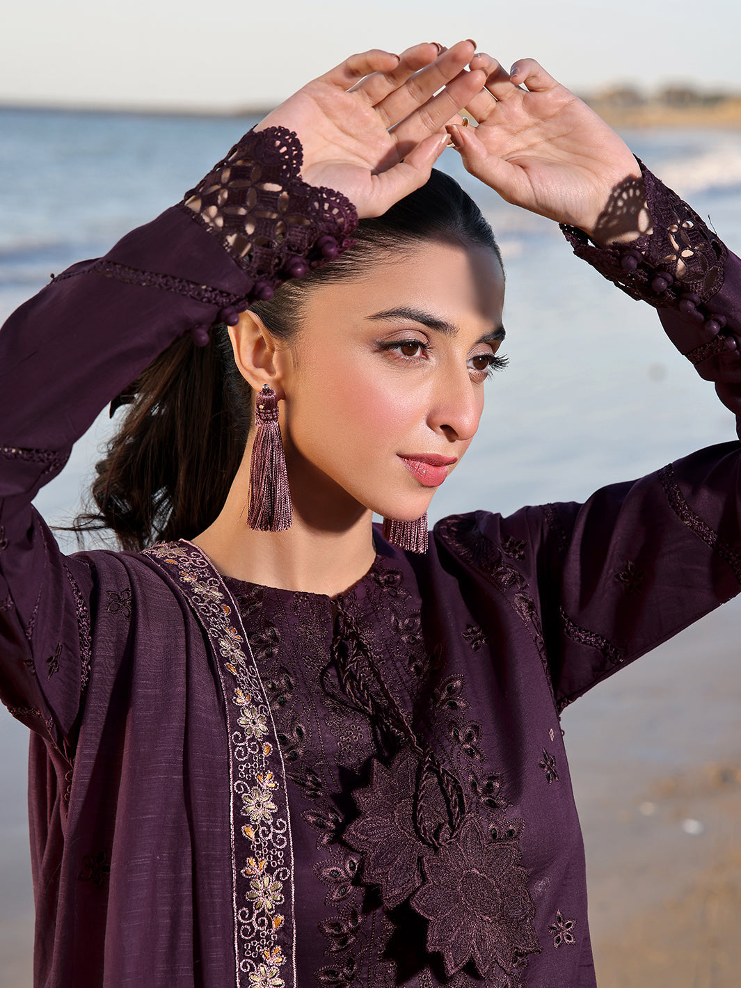 Izel | Saahil Signature Lawn 24 | CAIA -  Izel Luxury - Original Designer Dress - House of Maryam