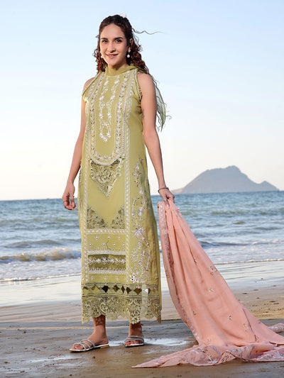 Izel | Saahil Signature Lawn 24 | MUZLIN -  Izel Luxury - Original Designer Dress - House of Maryam