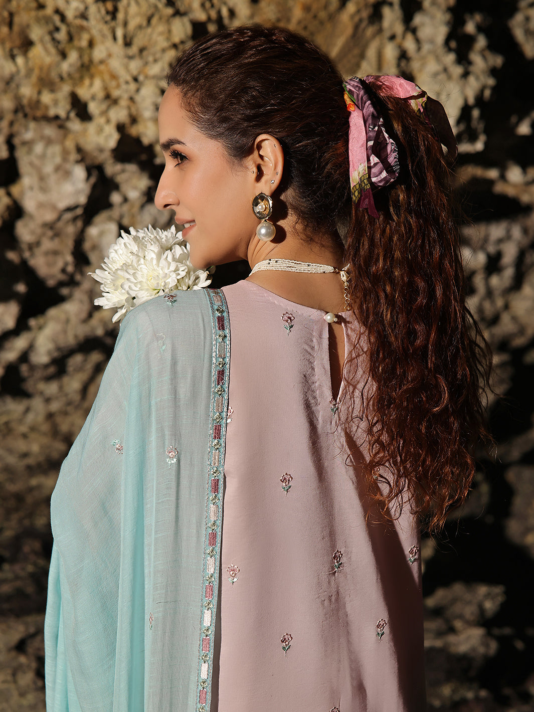 Izel | Saahil Signature Lawn 24 | SOFFIO -  Izel Luxury - Original Designer Dress - House of Maryam