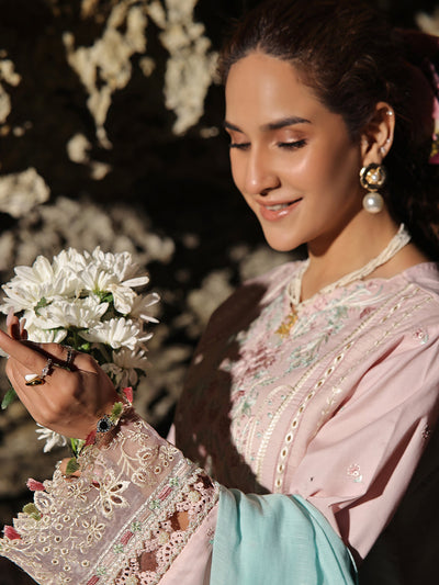 Izel | Saahil Signature Lawn 24 | SOFFIO -  Izel Luxury - Original Designer Dress - House of Maryam