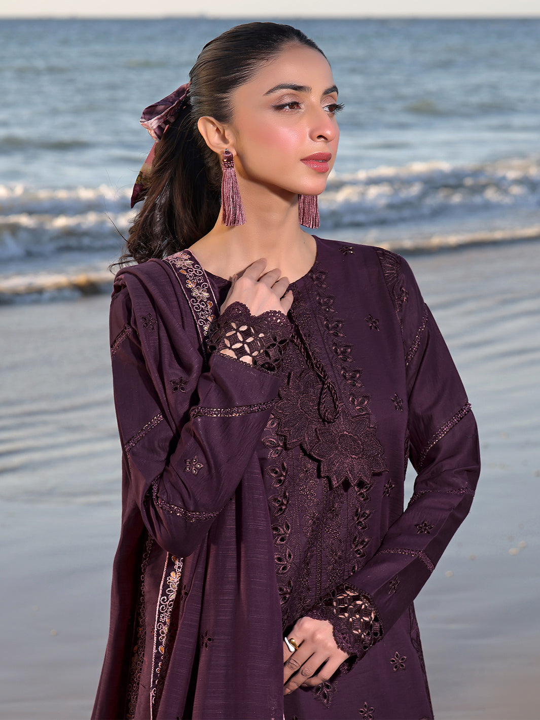 Izel | Saahil Signature Lawn 24 | CAIA -  Izel Luxury - Original Designer Dress - House of Maryam
