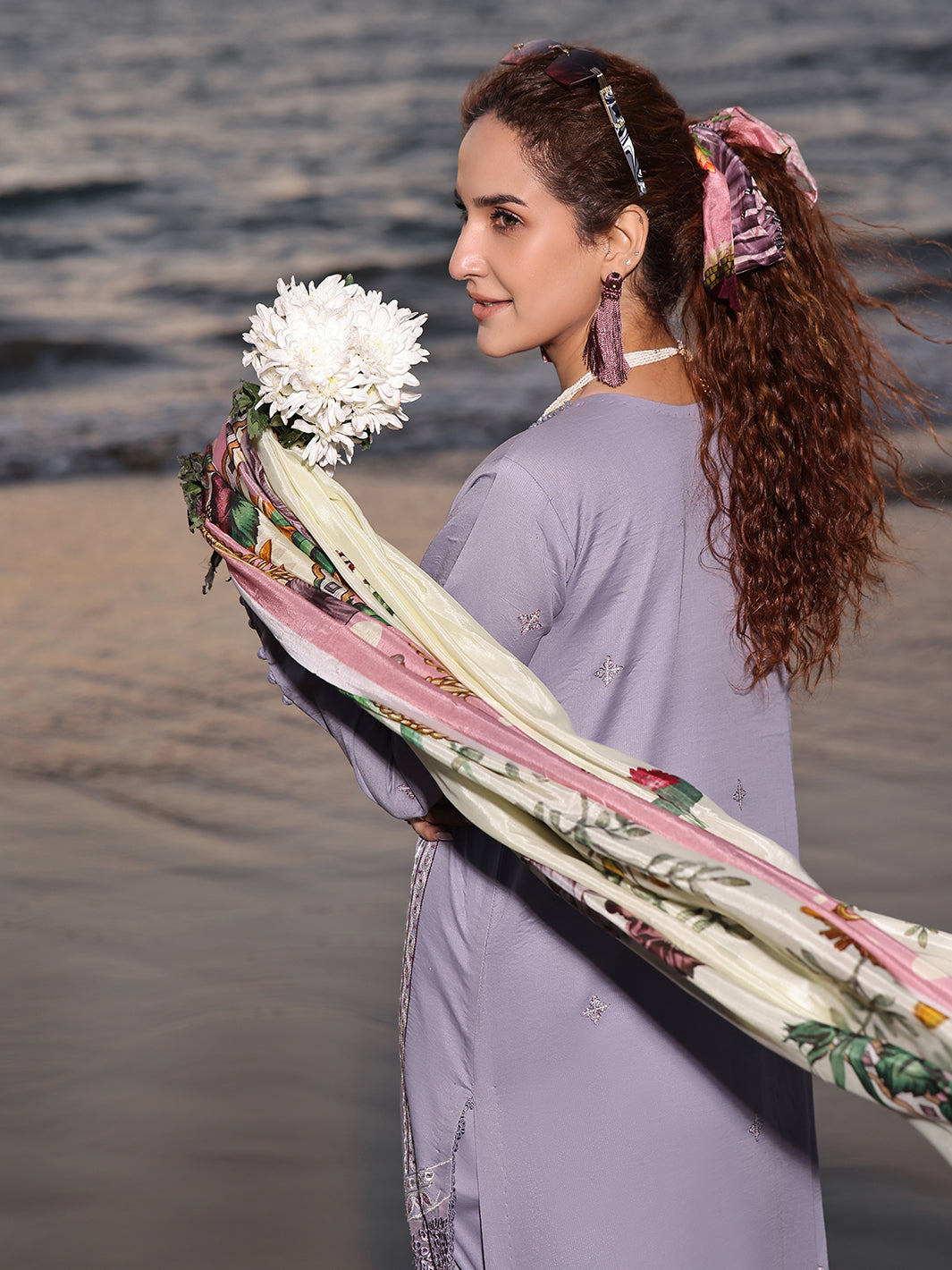 Izel | Saahil Signature Lawn 24 | VANYA -  Izel Luxury - Original Designer Dress - House of Maryam