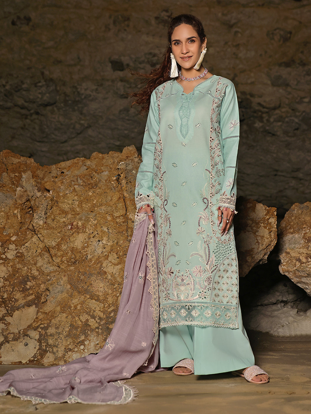 Izel | Saahil Signature Lawn 24 | ZAIB by Designer Izel - House of Maryam - Pakistani Designer Ethnic Wear in {{ shop.shopifyCountryName }}