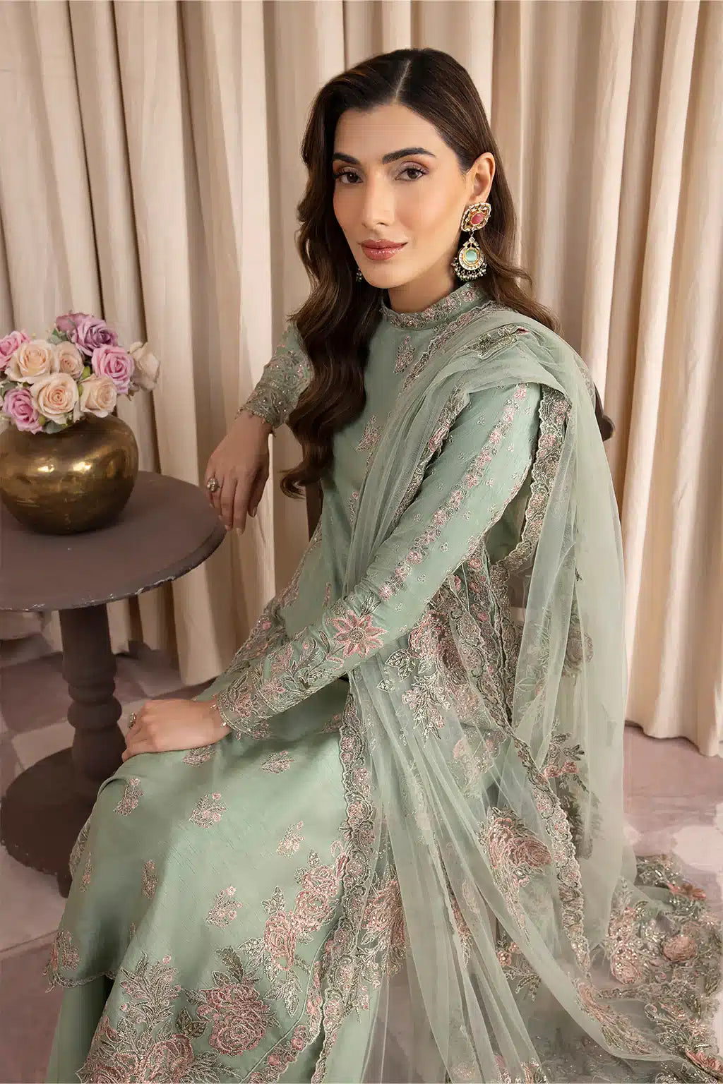 Iznik | Festive Raw Silk 23 | IRS-01 SUAVE -  Iznik Formal - Original Designer Dress - House of Maryam