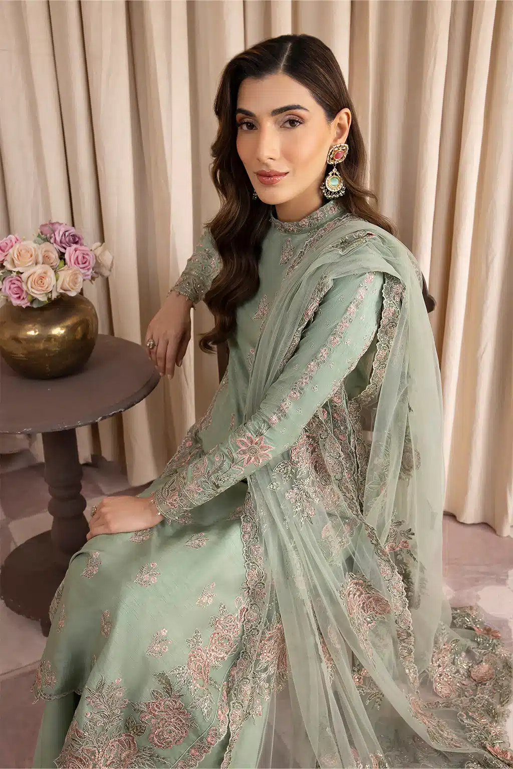 Iznik | Festive Raw Silk 23 | IRS-01 SUAVE -  Iznik Formal - Original Designer Dress - House of Maryam