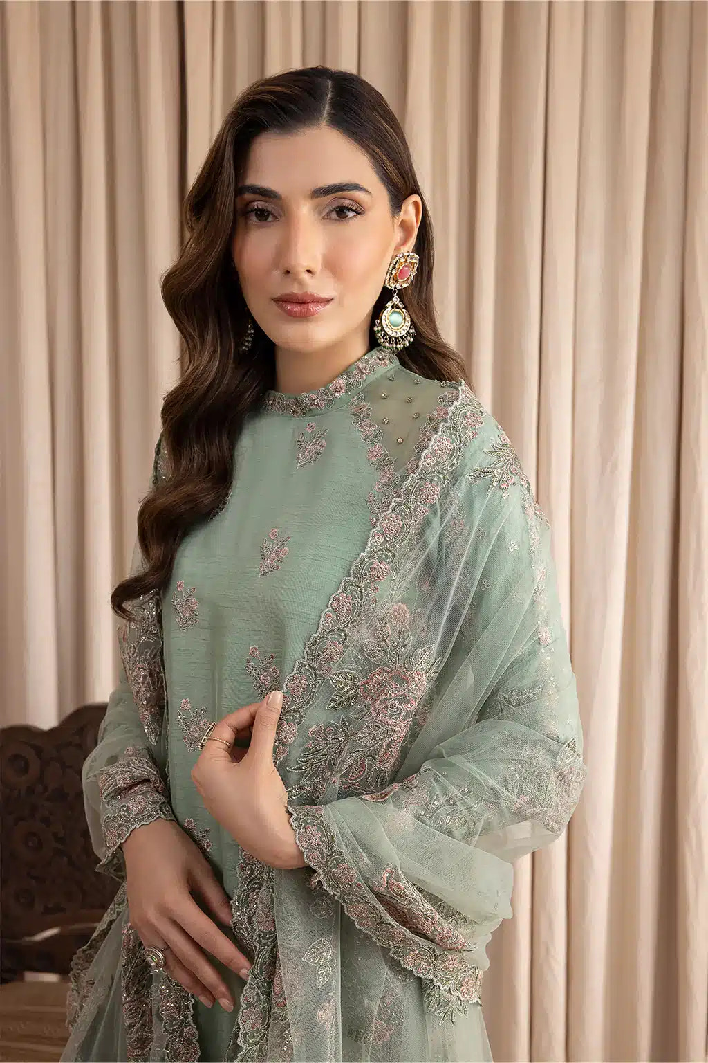 Iznik | Festive Raw Silk 23 | IRS-01 SUAVE -  Iznik Formal - Original Designer Dress - House of Maryam
