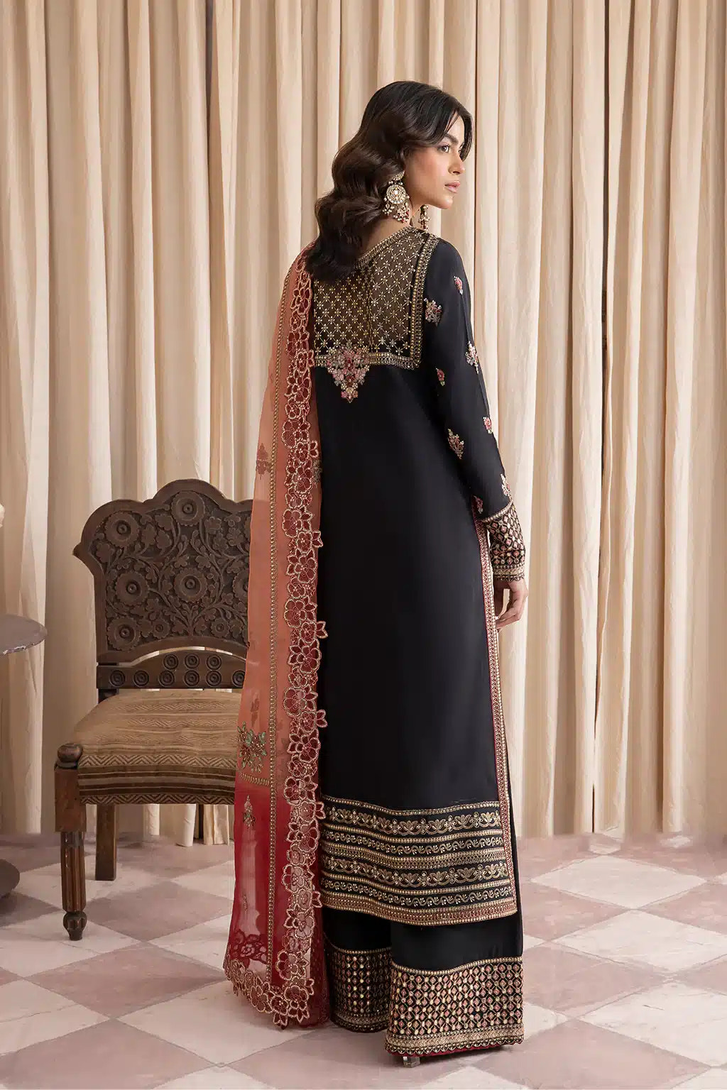 Iznik | Festive Raw Silk 23 | IRS-02 ELIXIR -  Iznik Formal - Original Designer Dress - House of Maryam