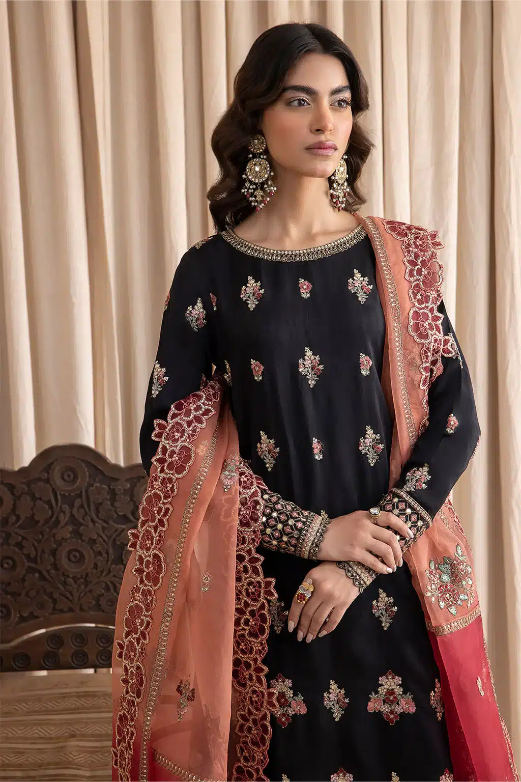 Iznik | Festive Raw Silk 23 | IRS-02 ELIXIR -  Iznik Formal - Original Designer Dress - House of Maryam