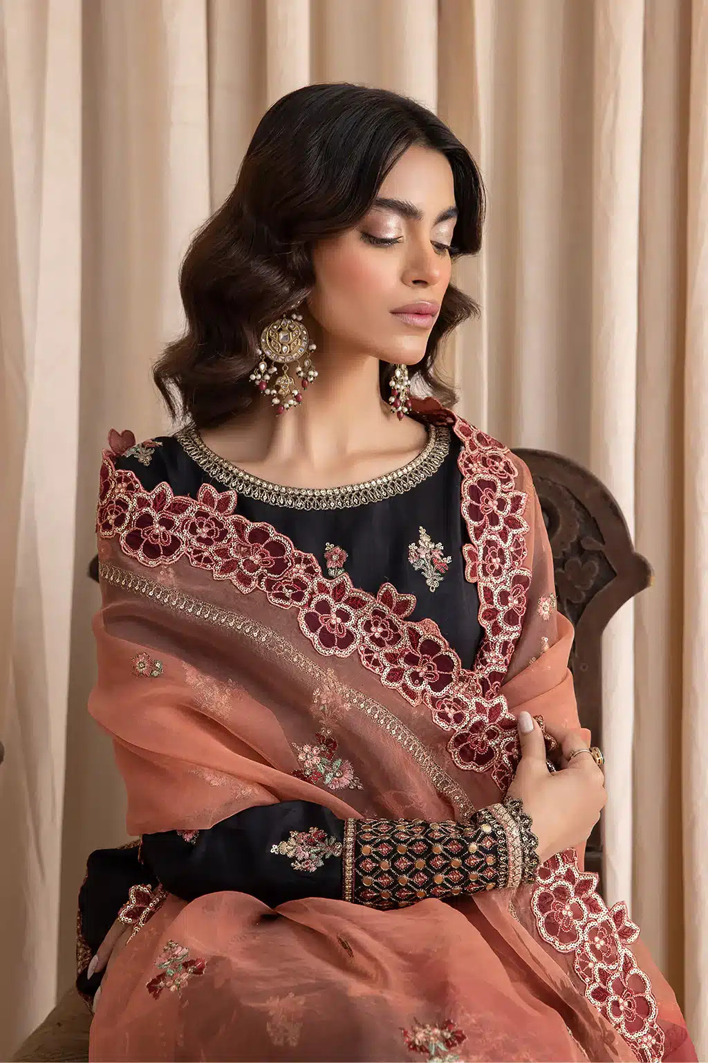 Iznik | Festive Raw Silk 23 | IRS-02 ELIXIR -  Iznik Formal - Original Designer Dress - House of Maryam