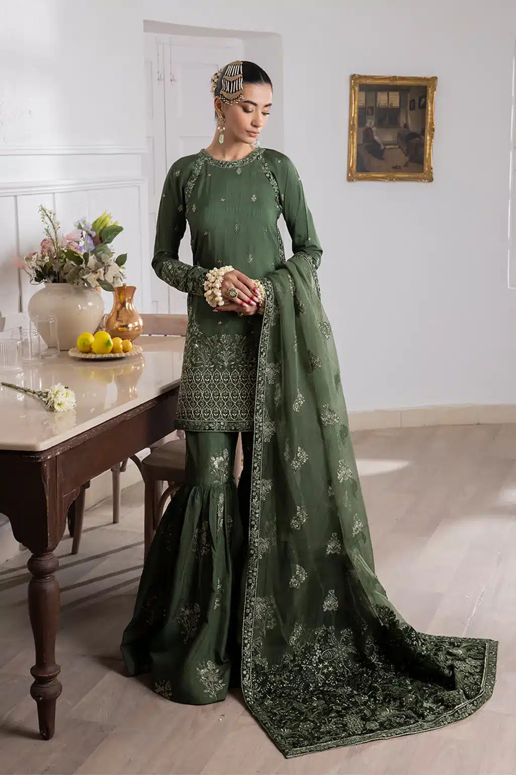 Iznik | Festive Raw Silk 23 | IRS-04 IDYLLIC -  Iznik Formal - Original Designer Dress - House of Maryam