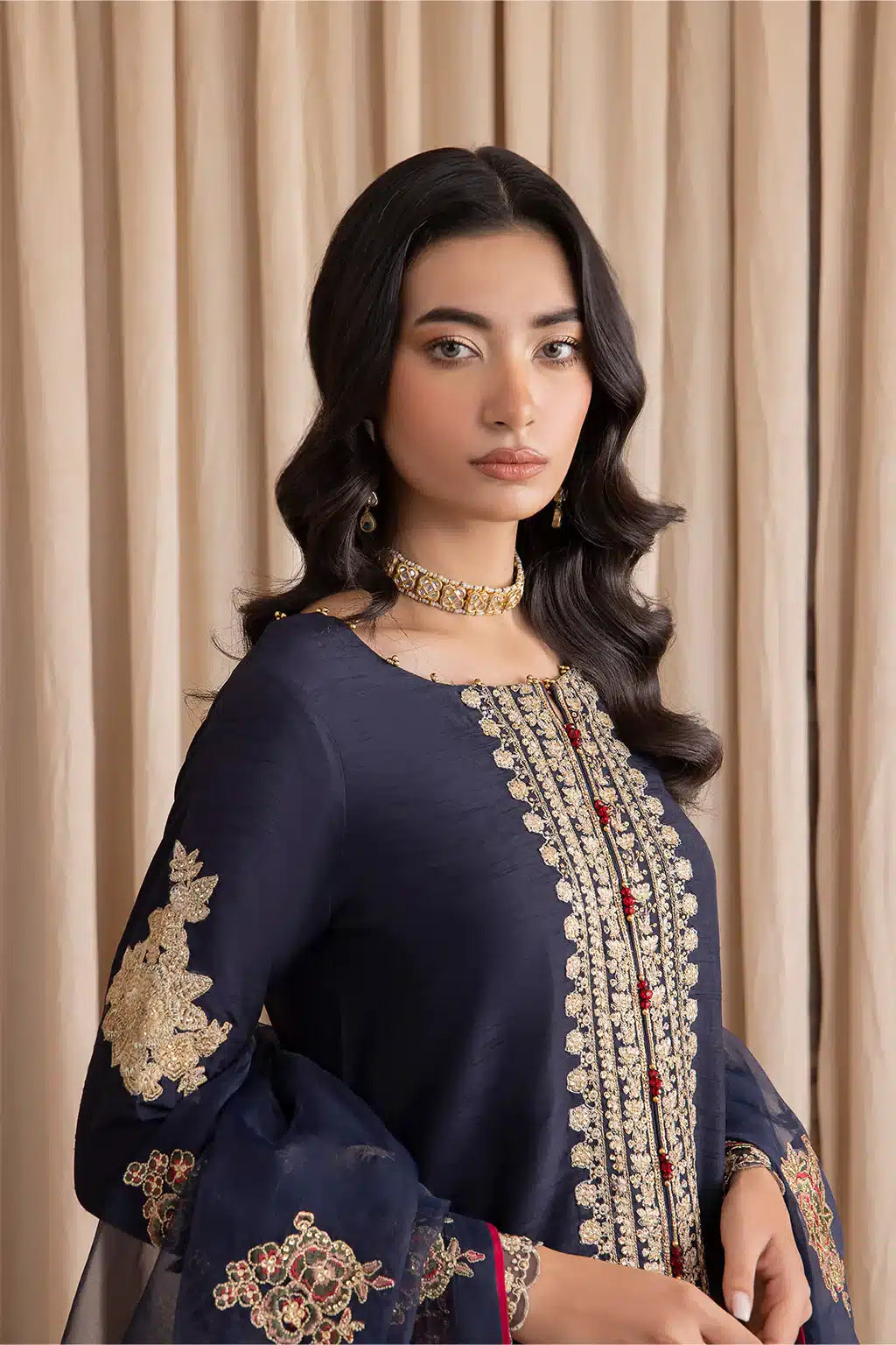 Iznik | Festive Raw Silk 23 | IRS-07 ZENITH by Designer Iznik - House of Maryam - Pakistani Designer Ethnic Wear in {{ shop.shopifyCountryName }}