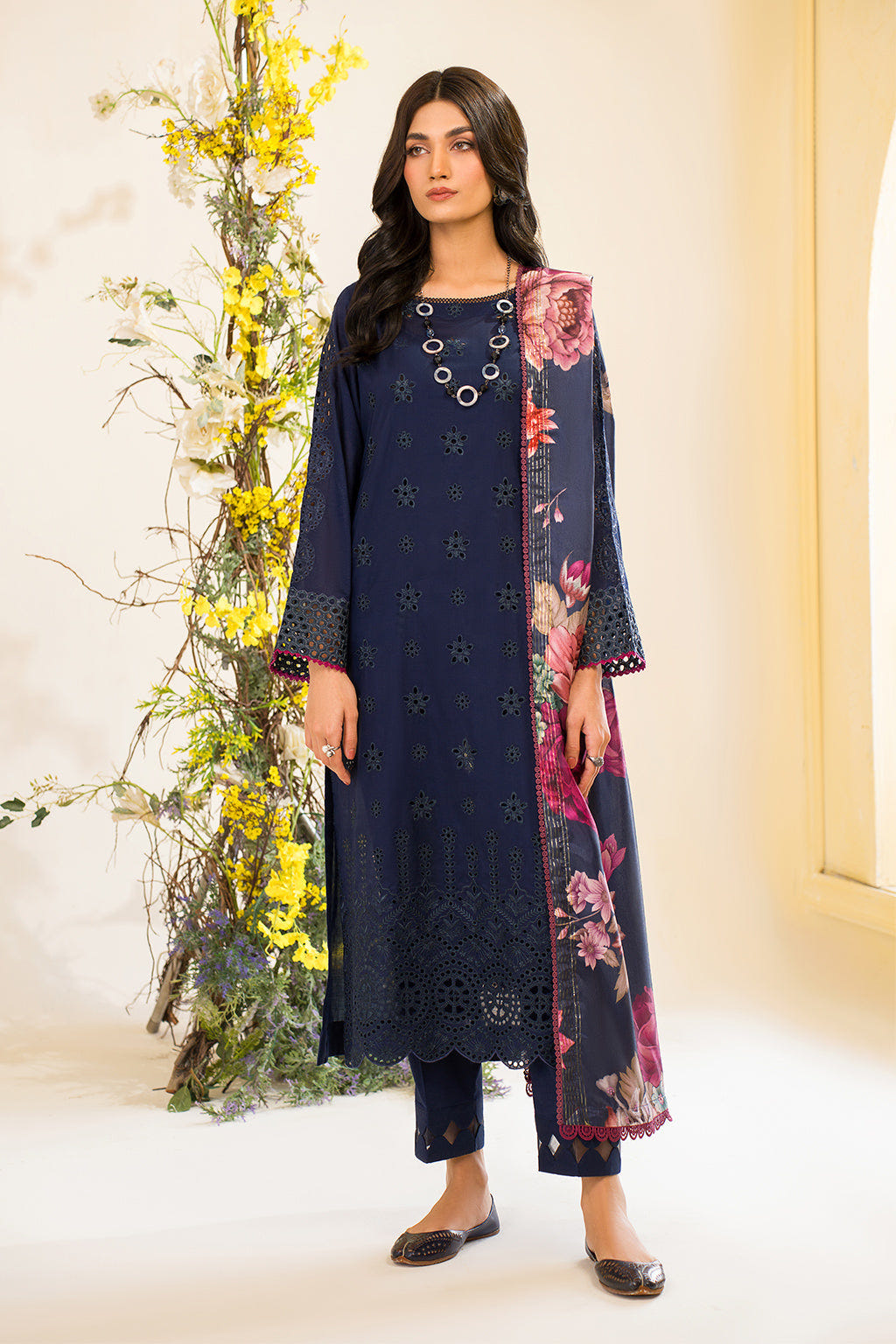 Iznik | Lawnkari 24 | UE-163 BLOOMEASE -  Iznik Formal - Original Designer Dress - House of Maryam