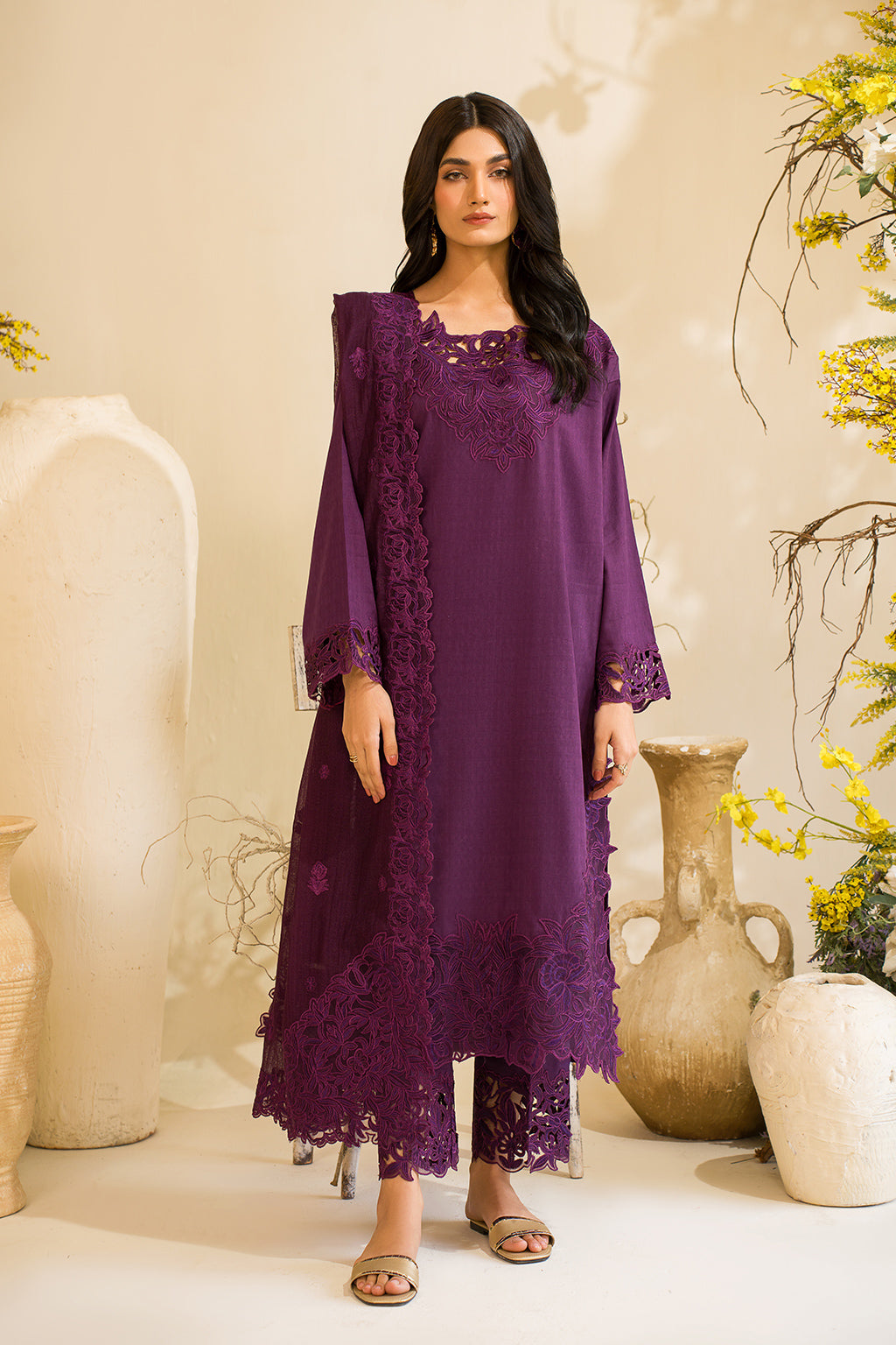 Iznik | Lawnkari 24 | UE-209 QUAGMIRE -  Iznik Formal - Original Designer Dress - House of Maryam
