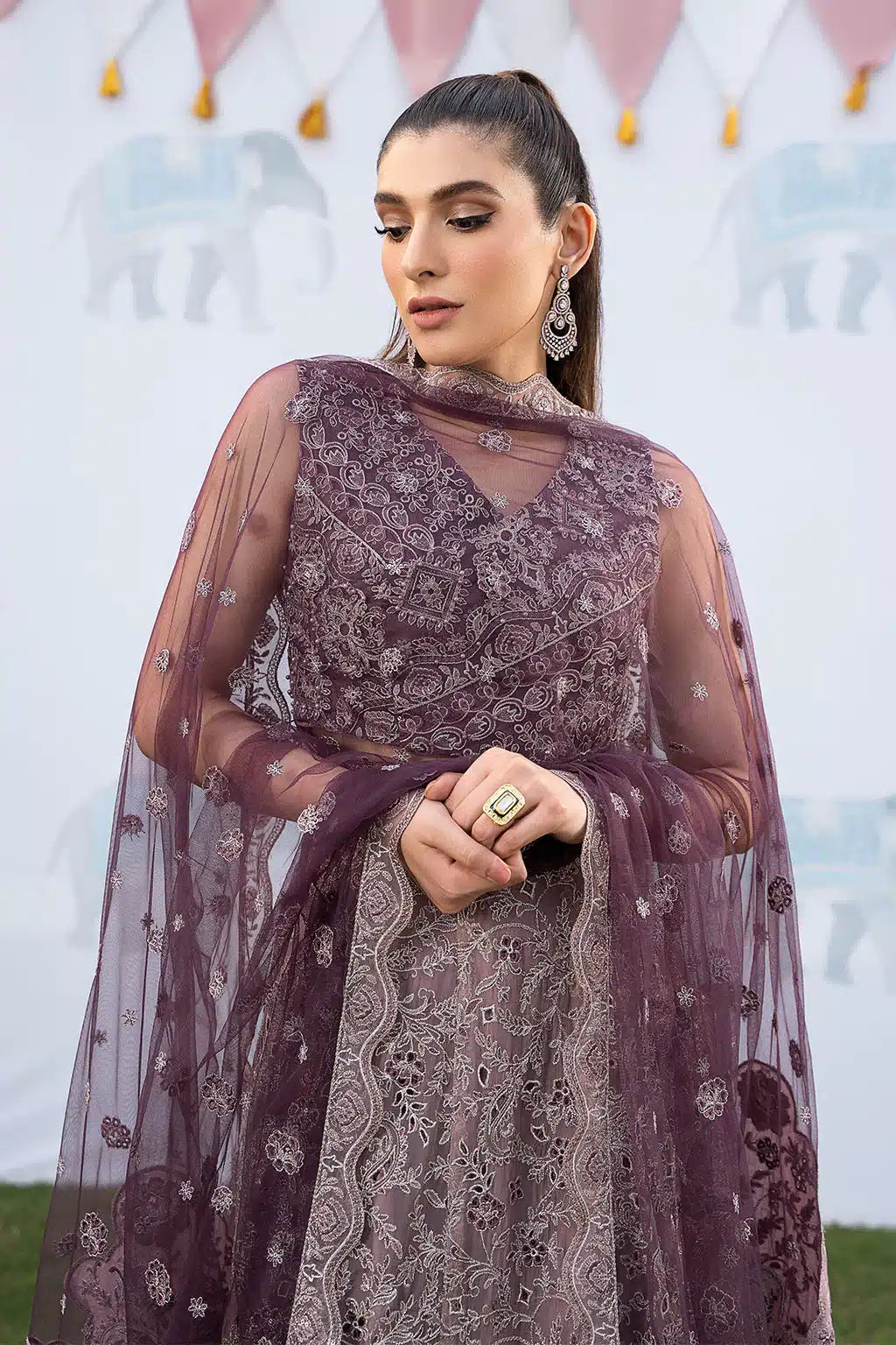 Iznik | Shendi Luxury Formals 23 | ISC-05 KAAFISHA -  Iznik Formal - Original Designer Dress - House of Maryam
