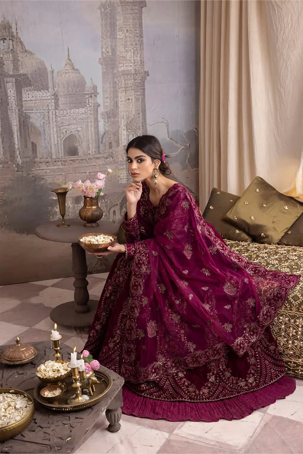 Iznik | Festive Velvet 23 | IV-33 MAHSA -  Iznik Formal - Original Designer Dress - House of Maryam