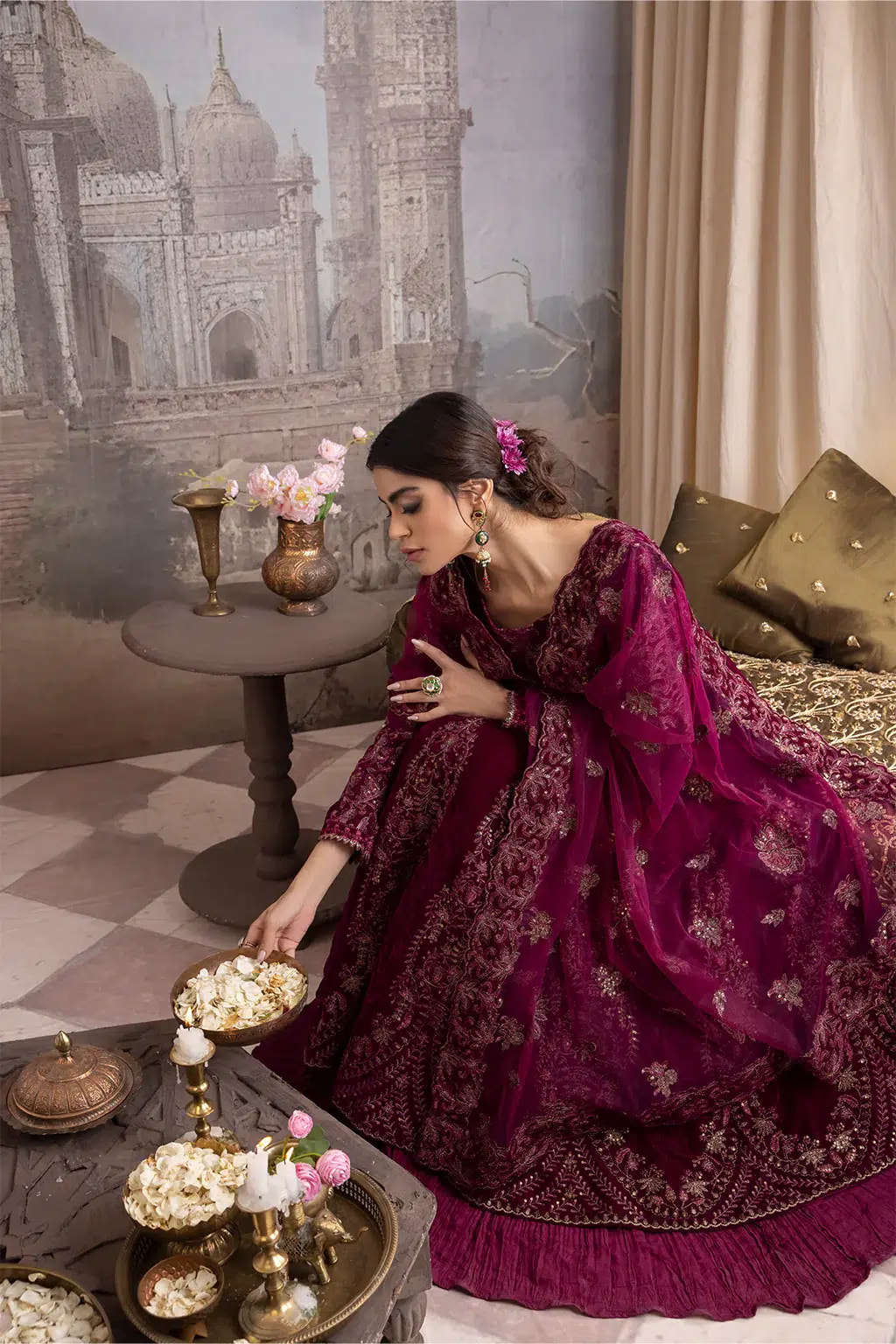 Iznik | Festive Velvet 23 | IV-33 MAHSA -  Iznik Formal - Original Designer Dress - House of Maryam